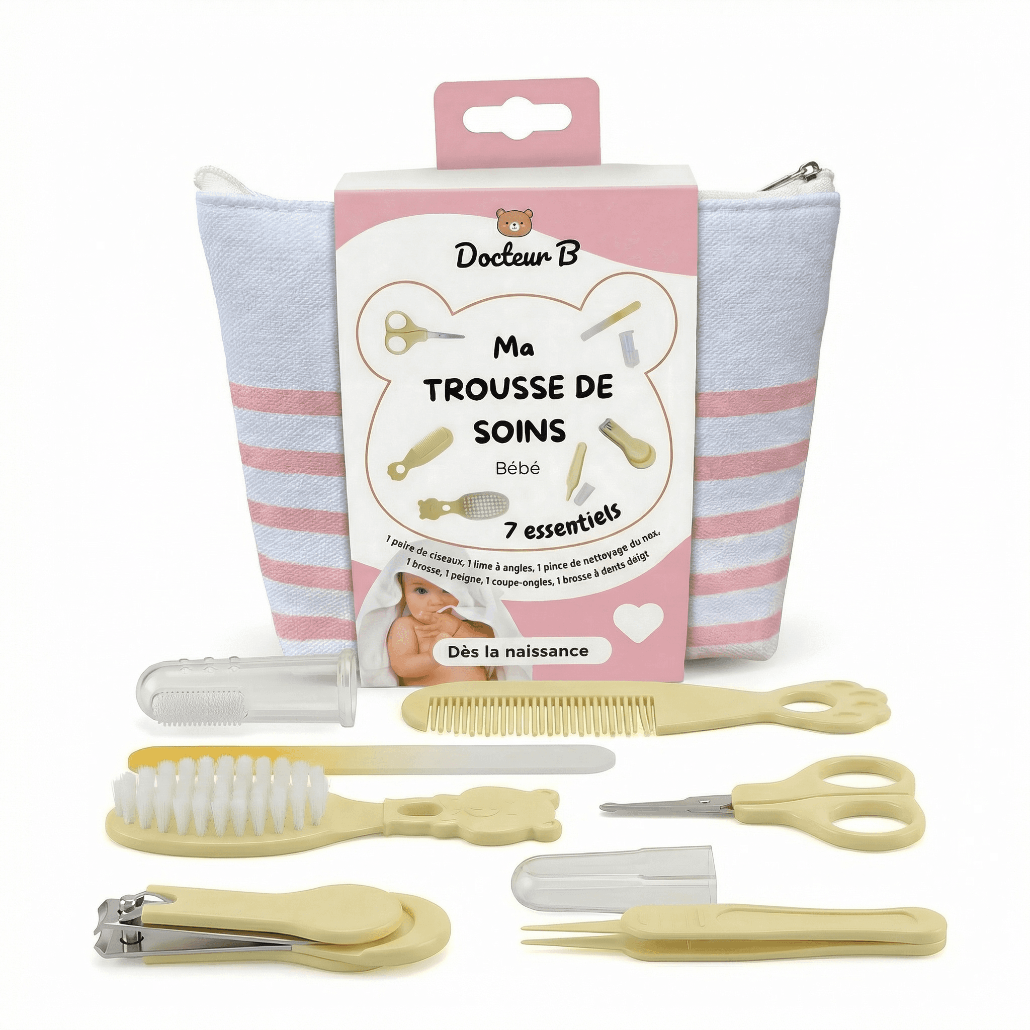 Docteur B Baby Care Kit - 7-in-1 Pediatric Hygiene Set — 1 / 1