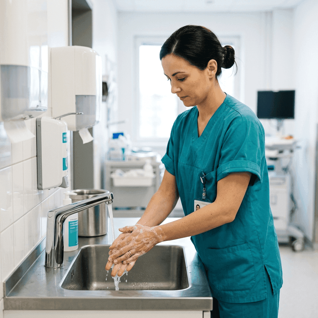 Händehygiene-Protokolle im medizinischen Umfeld