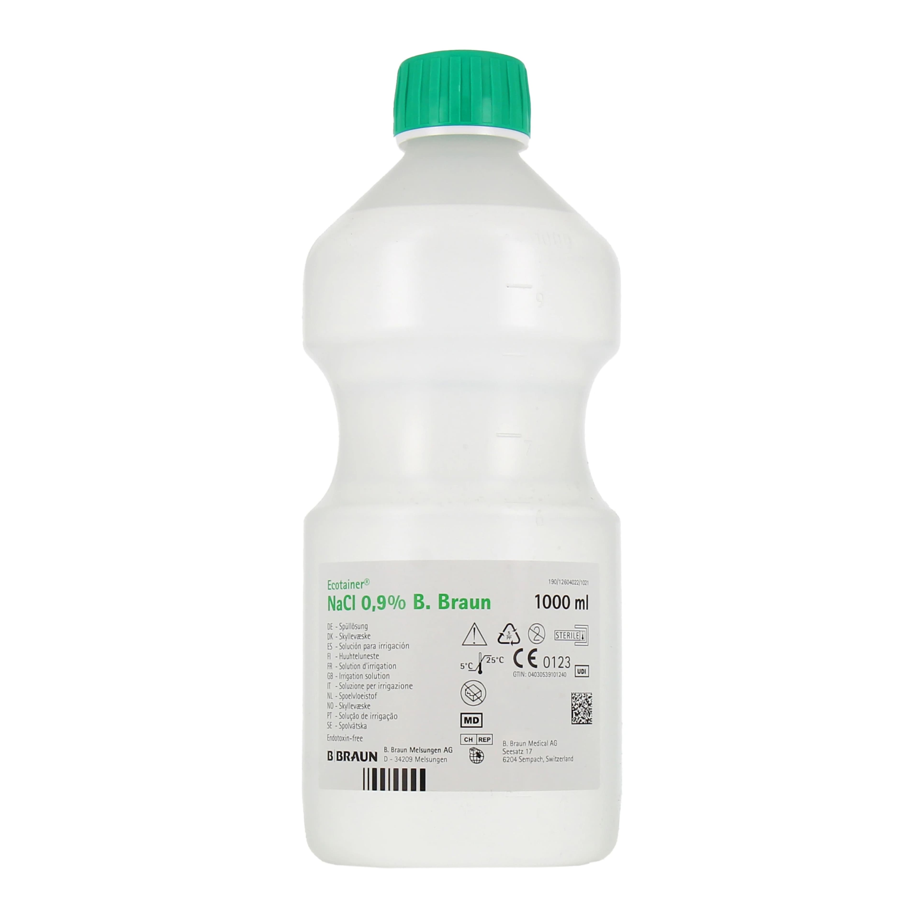 B Braun Physiologische Kochsalzlösung — Isotonische & sterile NaCl 0,9 % Lösung